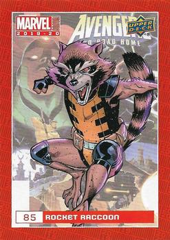 2019-20 Upper Deck Marvel Annual #85 Rocket Raccoon Front