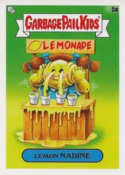 2021 Topps Garbage Pail Kids: Food Fight! #5a Lemon Nadine Front