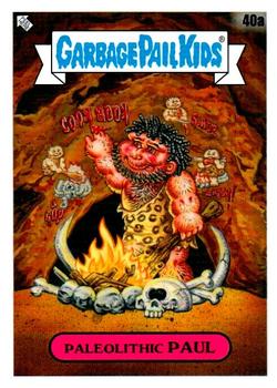 2021 Topps Garbage Pail Kids: Food Fight! #40a Paleolithic Paul Front