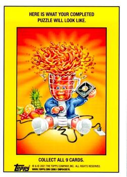 2021 Topps Garbage Pail Kids: Food Fight! #87a Ring Poppy Back