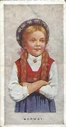 1924 Imperial Tobacco Co. of Canada (ITC) Children of All Nations (C6) #32 Norway Front