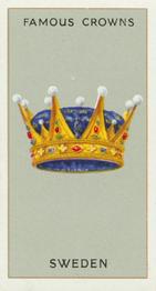 1938 Godfrey Phillips Famous Crowns #6 Sweden Front