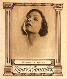 1923 Ringer's Cinema Stars (square) #2 Norma Talmadge Front