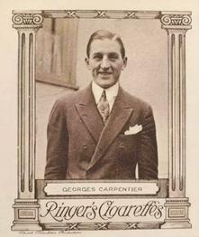 1923 Ringer's Cinema Stars (square) #7 Georges Carpentier Front