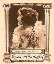 1923 Ringer's Cinema Stars (square) #8 Constance Talmadge Front