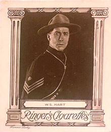 1923 Ringer's Cinema Stars (square) #13 W.S. Hart Front