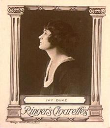 1923 Ringer's Cinema Stars (square) #18 Ivy Duke Front