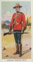 1939 Godfrey Phillips Soldiers of the King #21 Royal Canadian Mounted Police Front
