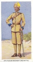 1939 Godfrey Phillips Soldiers of the King #28 16th Punjab Regiment (India) Front