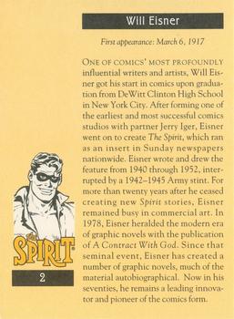 1995 Will Eisner's The Spirit #2 Will Eisner Back