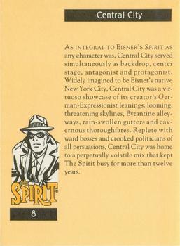1995 Will Eisner's The Spirit #8 Central City Back