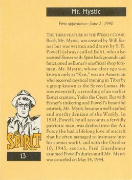 1995 Will Eisner's The Spirit #13 Mr Mystic Back