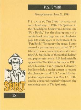 1995 Will Eisner's The Spirit #15 P.S. Smith Back