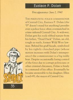 1995 Will Eisner's The Spirit #35 Eustace P. Dolan Back