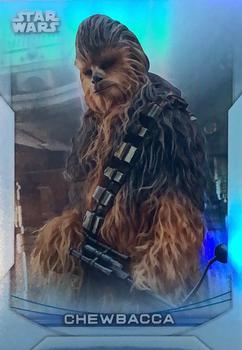 2020 Topps Chrome Star Wars Perspectives Resistance vs. the First Order - Refractor #8-R Chewbacca Front