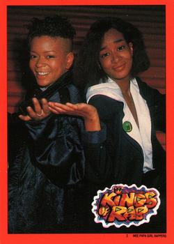 1991 Topps Kings of Rap #2 Wee Papa Girl Rappers Front