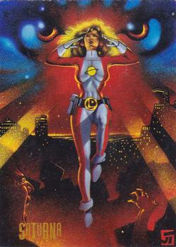 1995 DC Comics Pepsi #14 Saturn Girl Front