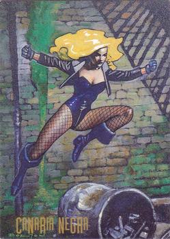 1995 DC Comics Pepsi #83 Black Canary Front