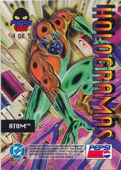 1995 DC Comics Pepsi - Holographic #4 The Atom Back