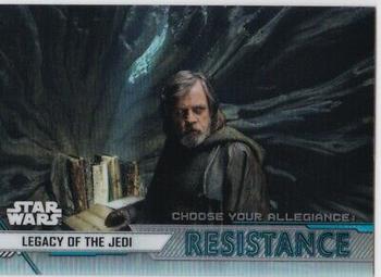 2020 Topps Chrome Star Wars Perspectives Resistance vs. the First Order - Choose Your Allegiance: Resistance #CR-8 Legacy of the Jedi Front