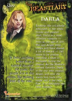 2004 Inkworks Buffy the Vampire Slayer The Ultimate Collection #U66 Darla Back