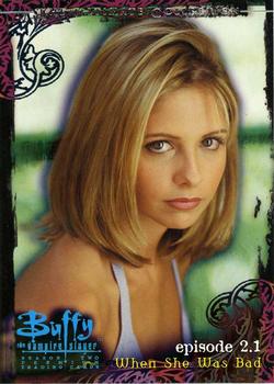 2004 Inkworks Buffy the Vampire Slayer The Ultimate Collection #U2 'She's Posessed!' Front