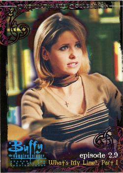 2004 Inkworks Buffy the Vampire Slayer The Ultimate Collection #U27 The Order of Taraka Front