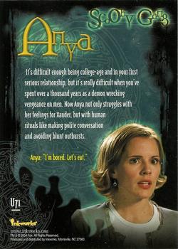 2004 Inkworks Buffy the Vampire Slayer The Ultimate Collection #U71 Anya Back