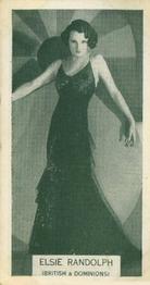 1934 Ardath Tobacco Company - British Born Film Stars #11 Elsie Randolph Front