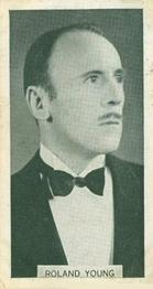 1934 Ardath Tobacco Company - British Born Film Stars #43 Roland Young Front