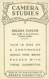 1939 Ardath Camera Studies (Small) #NNO Helena Taylor Back