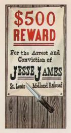 1968 Ringtons Limited The West #10 Jesse James Front