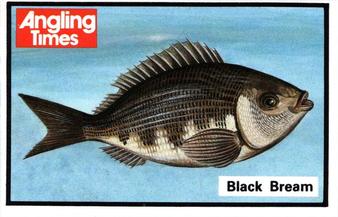 1987 Angling Times Collect-a-Card (Fish) #9 Black Bream Front