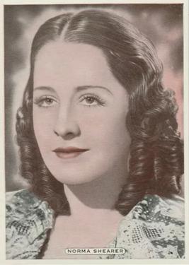 1935 Ardath Film, Stage and Radio Stars (Large) #21 Norma Shearer Front
