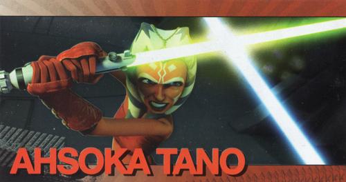 2009 Topps Widevision Star Wars: The Clone Wars - Foil Character #2 Ahsoka Tano Front