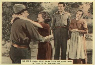 1936 Ardath From Screen and Stage #4 Fred Stone, Sylvia Sidney, Henry Fonda, and Beulah Bondi in 