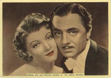 1936 Ardath From Screen and Stage #11 Myrna Loy and William Powell in 