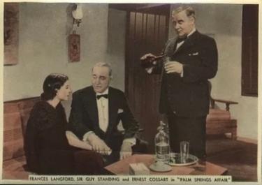 1936 Ardath From Screen and Stage #36 Frances Langford, Sir Guy Standing, and Ernest Cossart in 