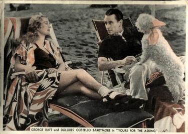 1936 Ardath From Screen and Stage #46 George Raft and Dolores Costello Barrymore in 