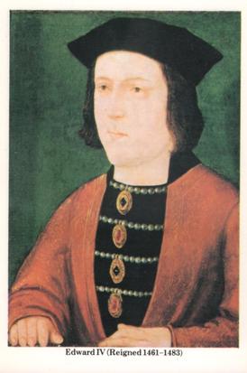 1980 Whiteheads Kings & Queens #4 Edward IV Front