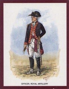 1993 Victoria Gallery Uniforms of the American War of Independence #1 Officer, Royal Artillery Front