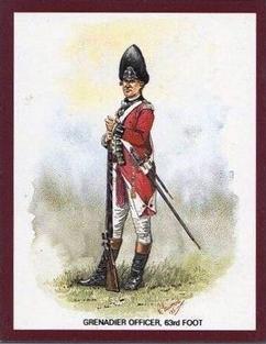 1993 Victoria Gallery Uniforms of the American War of Independence #2 Grenadier Officer, 63rd Foot Front