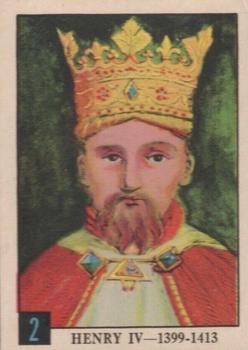 1953 Canadian Shredded Wheat Kings/Queens of England (FC26-1) #2 Henry IV Front