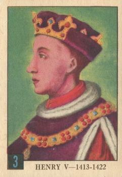 1953 Canadian Shredded Wheat Kings/Queens of England (FC26-1) #3 Henry V Front