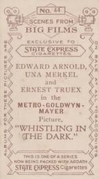 1935 State Express Scenes From Big Films #44 Edward Arnold, Una Merkel, and Ernest Truex in 