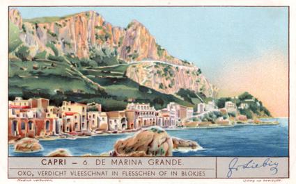 1934 Liebig Capri (Dutch Text) (F1283, S1287) #6 De Marina Grande Front