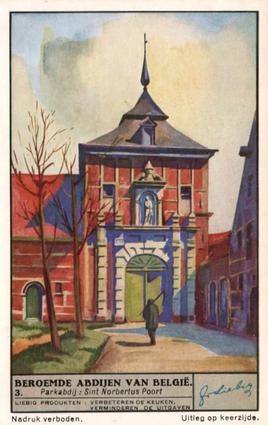 1936 Liebig Beroemde Abdijen van Belgie (Famous Abbeys of Belgium) (Dutch Text) (F1321, S1325) #3 Parkabdij Front