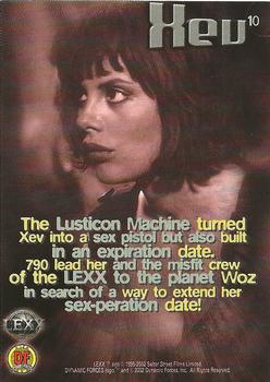 2002 Dynamic Forces Lexx #10 The Lusticon Machine turned Xev into a sex Back
