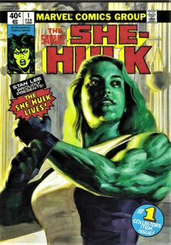 2020 SkyBox Marvel Masterpieces - What If #19 She-Hulk Front
