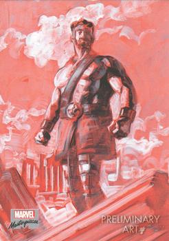 2020 SkyBox Marvel Masterpieces - Preliminary Art #56 Hercules Front